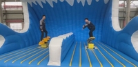 Certificat WINSUN simulateur de planche de surf mécanique jeux de sport vague gonflable Double planches de surf manèges Double jeu de rodéo