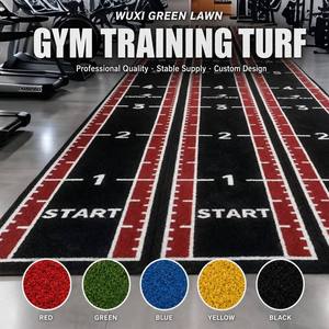 Produits HRX LINE : Tapis de glisse pour traîneau 10ft x 4ft, 14mm, avec ruban adhésif double face, pour l'installation de systèmes de poussée de traîneau et d'entraînement avec poids pour salle de sport à domicile - Product Image 1