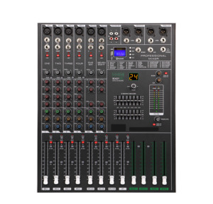 Clavax-Consola mezcladora de audio profesional, reproductor de DJ con 8 canales, USB, <span class=keywords><strong>Bluetooth</strong></span>, alimentación fantasma independiente, MP3, diente azul, 2, 2, 1, 2, 2, 2, 2 - Product Image 5