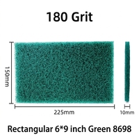 Discos Abrasivos Industriales Fortunebrasive de 6x9 Pulgadas, Rojo 7447, Verde 8698, Gris 7448, Precio por Unidad al por Mayor para Pulido de Metales