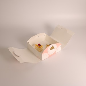 Cajas de papel para pizza portátiles de 7 pulgadas impresas personalizadas de fábrica OEM, embalaje de comida rápida desechable con ventajas UV, cajas de cartón para entrega - Product Image 6