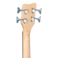 China Hot Selling Professional Musical Instruments High Quality 4 Strings 2 Single Pickup Electric Bass Guitar