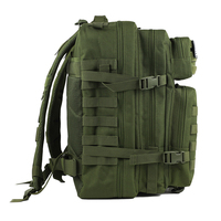 Sac à dos tactique d'assaut vert 45L 900D Oxford en vente