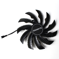 Reemplazo de ventiladores de refrigeración para computadora portátil Gigabyte para GTX 1650 1660Ti RTX 2060 2070 3060 4P con disipador térmico de plástico