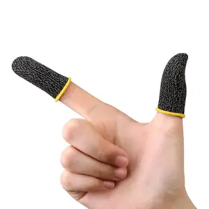 gaming cotone dito Suppliers-Controller per manicotto per dito da gioco punta delle dita traspirante resistente al sudore per giochi di telefono Touch Screen copertura per lettini per dito