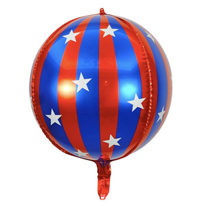 Globos Esféricos con Rayas de 22 Pulgadas, Globo Redondo 4D con Rayas para Decoración de Fiestas de Cumpleaños, Navidad y <span class=keywords><strong>Carnaval</strong></span> - Product Image 5