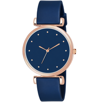 Montre à quartz de luxe pour homme, bracelet en silicone, boîtier en acier inoxydable, résistante à l'eau, cadran à aiguilles
