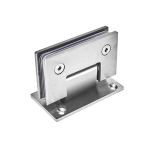 Stainless Steel 304 Heavy Duty Modern Glass Wall Beveled Edge Shower <strong>Hinge</strong> Soft Closing 3mm Thickness 180 <strong>Degrees</strong> Opening Angle - Product Image 1