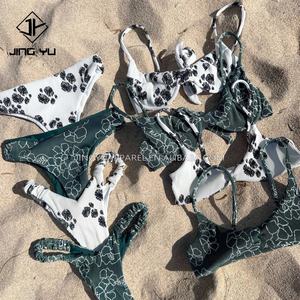 Ensemble de bikinis de grande qualité de créateurs en gros, bikinis et vêtements de plage 2024, bikini brésilien personnalisé, bikini hawaïen - Product Image 4