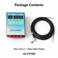 Système de mesure par fibre optique pour moniteur de température de noyau de transformateur à 9 canaux, de -50 à 300°C, RS485 Modbus RTU