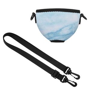 Wine Glass Insulator Drink Holder Neoprene Sleeve with Adjustable <b>Neck</b> Strap for Wine Walk - Product Image 3