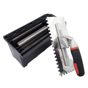 Bán Buôn Giá 6Pcs Công Nghiệp Cấp Gạch Trowel Set Với Cao Su Xử Lý Tường Bùn Dao Bê Tông Plastering <span class=keywords><strong>Scraper</strong></span> - Product Image 1