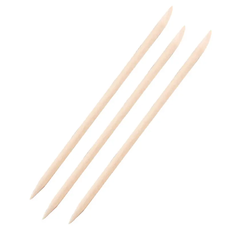 TSZS Hot Sale Nail Art Orange Wood Stick Double-side Wooden Cuticle Remover Manicure Sticks for Nail Art Beauty