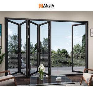 WANJIA <span class=keywords><strong>Porte</strong></span> patio pliante en aluminium <span class=keywords><strong>Porte</strong></span> pliante en verre extérieure insonorisée <span class=keywords><strong>Porte</strong></span> <span class=keywords><strong>accordéon</strong></span> de maison - Product Image 2