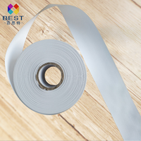 Logo personnalisé Polyamide nylon taffetas ruban de satin tissu étiquette de vêtement matériel