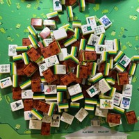 Édition Masters de Golf 2026 : Ensemble de tuiles de Mahjong de luxe américaines, 160 pièces, en acrylique gravé, pliable, portable, professionnel, pour casino