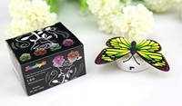 Autocollant mural 3D LED Papillon, lampe de nuit à changement de couleur, décoration pour chambre d'enfant, meubles, fête, mariage, festival, Adornos