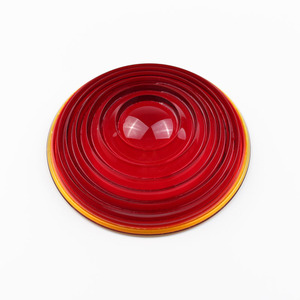 Rắn Màu Đỏ Tempered kính ống kính đèn bóng râm Đèn khuếch tán cho chiếu sáng ngoài trời phần - Product Image 1