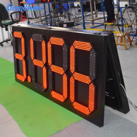 Panneau d'affichage numérique LED à 7 segments de 36 pouces, 4 chiffres, affichage LED de prix 8.888 pour station-service