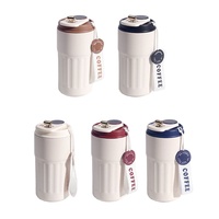 Logo personnalisé Certification FDA 15OZ voiture tasse à café Macaron bouteille d'eau en acier inoxydable 304 conservation de la chaleur froide tasse de sport