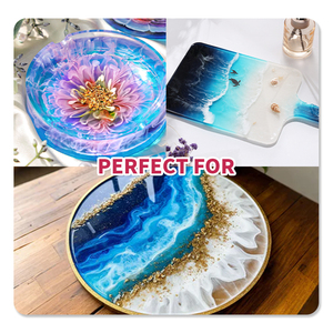 Résine époxy auto-nivelante transparente comme du cristal, <span class=keywords><strong>kit</strong></span> 1:1 pour la coulée de tables en résine et les comptoirs de cuisine haute brillance, qualité alimentaire - Product Image 4