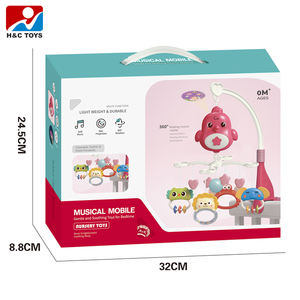 Proyección eléctrica animal cama campana bebé relajante <span class=keywords><strong>cuna</strong></span> <span class=keywords><strong>musical</strong></span> móvil juguetes colgantes - Product Image 5