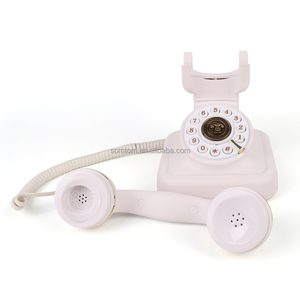 Phong cách cổ điển Điện thoại cố định cổ điển thiết kế sáng tạo Retro Châu Âu điện thoại nhà có dây điện thoại - Product Image 6