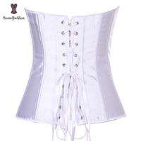 Corsets et Bustiers Gothiques en Dentelle et Satin Grandes Tailles du XS au 6XL, Modèle Ouvert pour Mariage