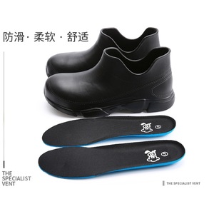 Chef Shoes Non Slip Waterproof Oil Proof Kitchen Work Shoes Unisex EVA <b>Rubber</b> <b>Plastic</b> One Piece Closure Anti Slip - Product Image 1