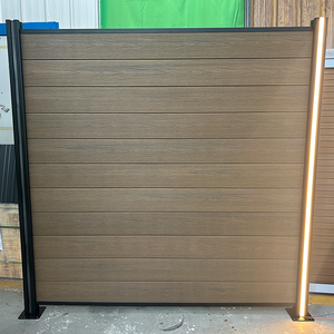 Nouvelle collection <span class=keywords><strong>de</strong></span> clôtures en composite bois-plastique (WPC) pour chantiers <span class=keywords><strong>de</strong></span> construction, clôtures <span class=keywords><strong>de</strong></span> jardin extérieures, clôtures en co-extrusion - Product Image 2