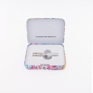 child resistant ccell cartridge metal tin box packaging child proof metal hinge tin
