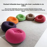 Moderner Minimalistischer Sitzsack Aufblasbares Sofa Einsitziger Faulenzerstuhl Wohnzimmer Schlafzimmer Balkon; Faltbarer Outdoor-Freizeitstuhl