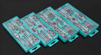 Jeu de tarauds et filières en acier allié M6-M12 (20 ou 12 pièces) pour la filetage manuel – Coffret d'outils
