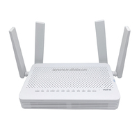 Wifi6 ONT Xpon SG666 EPON ONU 4GE + Tel + 2.4G/5.8G WIFI + TR069 + OMCI + 4 antennes Routeur Wifi AX3000Mbps GPON Équipement à fibre optique