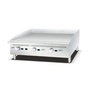 Industrial Counter Top Charbroil Hot Plate Wok Large Burger Gas Griddle