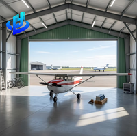 Hangar Professionale in Acciaio Zincato con Rivestimento Anticorrosione, Struttura a Campata Libera, Alta Resistenza al Vento, Durevole