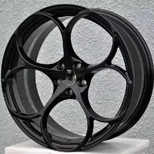 Rines de Aleación OKO de 18 Pulgadas para Alfa <span class=keywords><strong>Romeo</strong></span> Giulia <span class=keywords><strong>Julieta</strong></span> Opel Cefelli - Diseño Cóncavo con Acabado Negro - Product Image 6