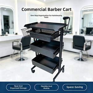 Nouvelle charrette de salon pliable, armoire à outils pour salon de coiffure, chariot roulant pour permanente et coloration, pour salon de coiffure et barbier - Product Image 4