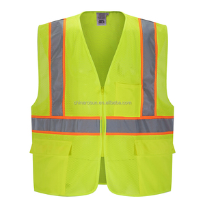 Gilets réfléchissants Vestes <span class=keywords><strong>haute</strong></span> <span class=keywords><strong>visibilité</strong></span> <span class=keywords><strong>Gilet</strong></span> industriel fluorescent ANSI <span class=keywords><strong>CLASSE</strong></span> 2 Équipement de sécurité de construction <span class=keywords><strong>haute</strong></span> <span class=keywords><strong>visibilité</strong></span> - Product Image 2