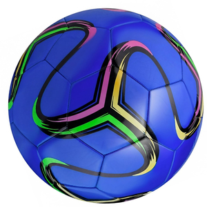 Ballon de football de dernière génération, couleurs unies personnalisées, nouvelle arrivée, design tendance, haute qualité, léger - Product Image 4