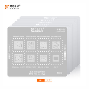 BGA Reballing Stencil สำหรับ Qualcomm SDM SM MTK MT Series <span class=keywords><strong>CPU</strong></span> RAM SM8750/SM8635 SM8250/SM8350 SM4250 SM8750 SM8550 <span class=keywords><strong>MT6989</strong></span> MT6989W - Product Image 2