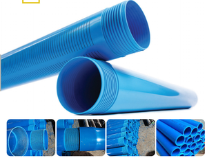 Tubería <span class=keywords><strong>de</strong></span> PVC Azul <span class=keywords><strong>Perforada</strong></span> <span class=keywords><strong>de</strong></span> 4, 5 y <span class=keywords><strong>6</strong></span> <span class=keywords><strong>Pulgadas</strong></span> para Perforación Profesional <span class=keywords><strong>de</strong></span> Pozos <span class=keywords><strong>de</strong></span> Agua - Product Image 1