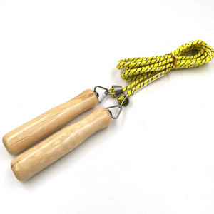 Cuerdas <span class=keywords><strong>de</strong></span> Saltar con Mango <span class=keywords><strong>de</strong></span> Madera para Niños y Estudiantes, Aptas para Múltiples Escenarios, Personalizables - Product Image 4