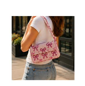 Beaded <b>Zip</b> Closure Waterproof Shoulder Bag Women Fashion Stylish Elegant Party <b>Purse</b> for Evening Wedding Holiday Everyday Use - Product Image 5