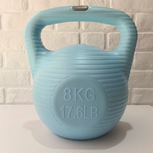 Kettlebell da 8 kg in PE Riempibile con Acqua, Peso Regolabile Portatile per Allenamento di Forza, Fitness <span class=keywords><strong>e</strong></span> Palestra Domestica - Product Image 5