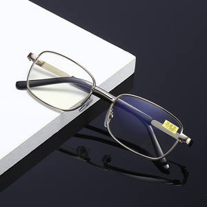 501 Monture Métal Verres en Verre Presbytie Myopie Fournisseur Vente en Gros Lunettes Femmes Lunettes Correctrices Lunettes de Lecture Flexibles - Product Image 5