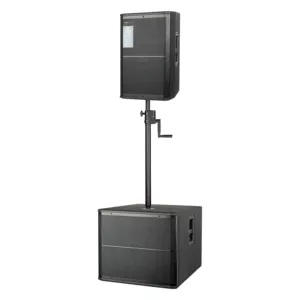 Altoparlante per Cabinet Subwoofer PA DJ alimentato attivo doppio amplificatore di classe D da 18 pollici 5000W DSP altoparlante subwoofer di rinforzo per bassi