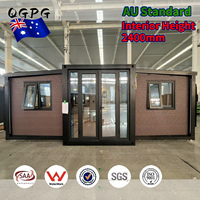 Casa Contenedor Prefabricada de Lujo Expandible de 20 y 40 pies con Dos Dormitorios para Uso Familiar, Estándar Australiano