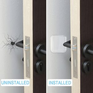 6 pièces clair carré le plus fort auto-adhésif maison mur porte poignée butée pour porte poignée garde porte pare-chocs <span class=keywords><strong>silencieux</strong></span> - Product Image 4