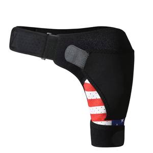 Penopang bahu Neoprene bernapas uniseks, dapat disesuaikan untuk Rotator Cuff Tendonitis AC sendi Bursitis penstabil nyeri - Product Image 6